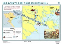 Bản đồ Ngô Quyền và chiến thắng Bạch Đằng năm 938